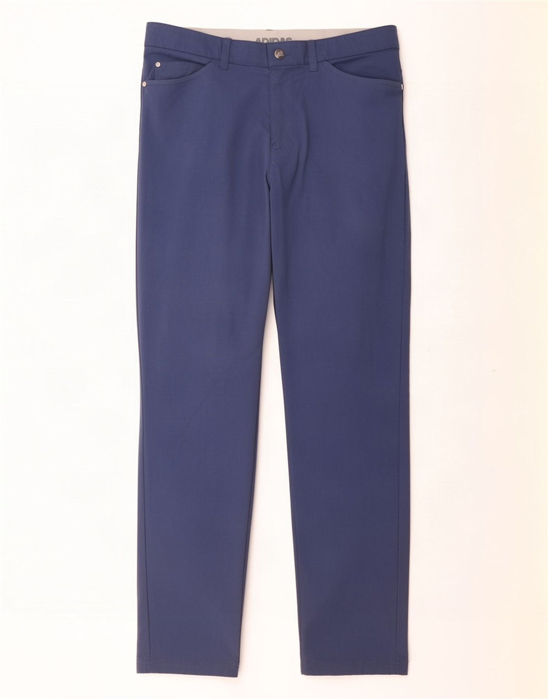 Pantaloni casual slim da uomo Adidas W32 L30 blu in poliammide