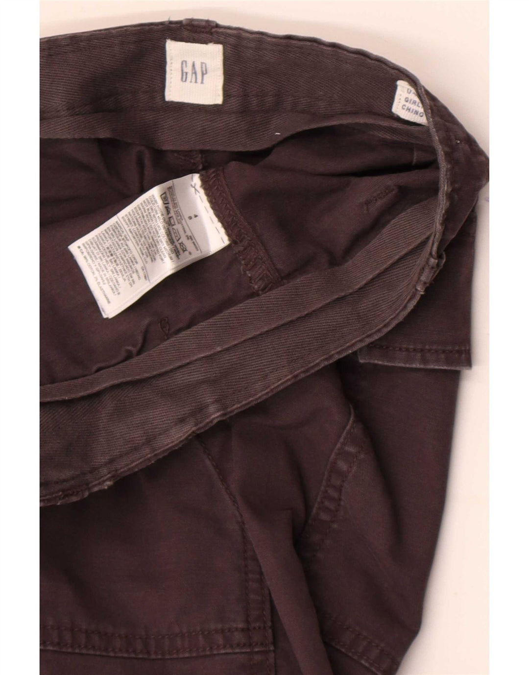 Pantaloncini chino da donna Gap US 4 Small W31 cotone nero