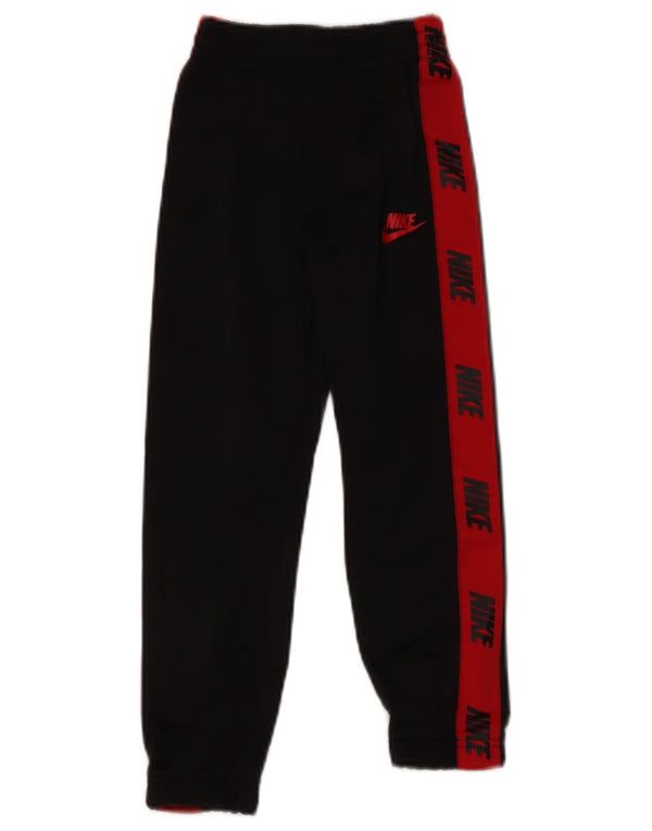 Pantaloni da tuta con grafica Nike da ragazzo, pantaloni da jogging, 6-7 anni, color block nero