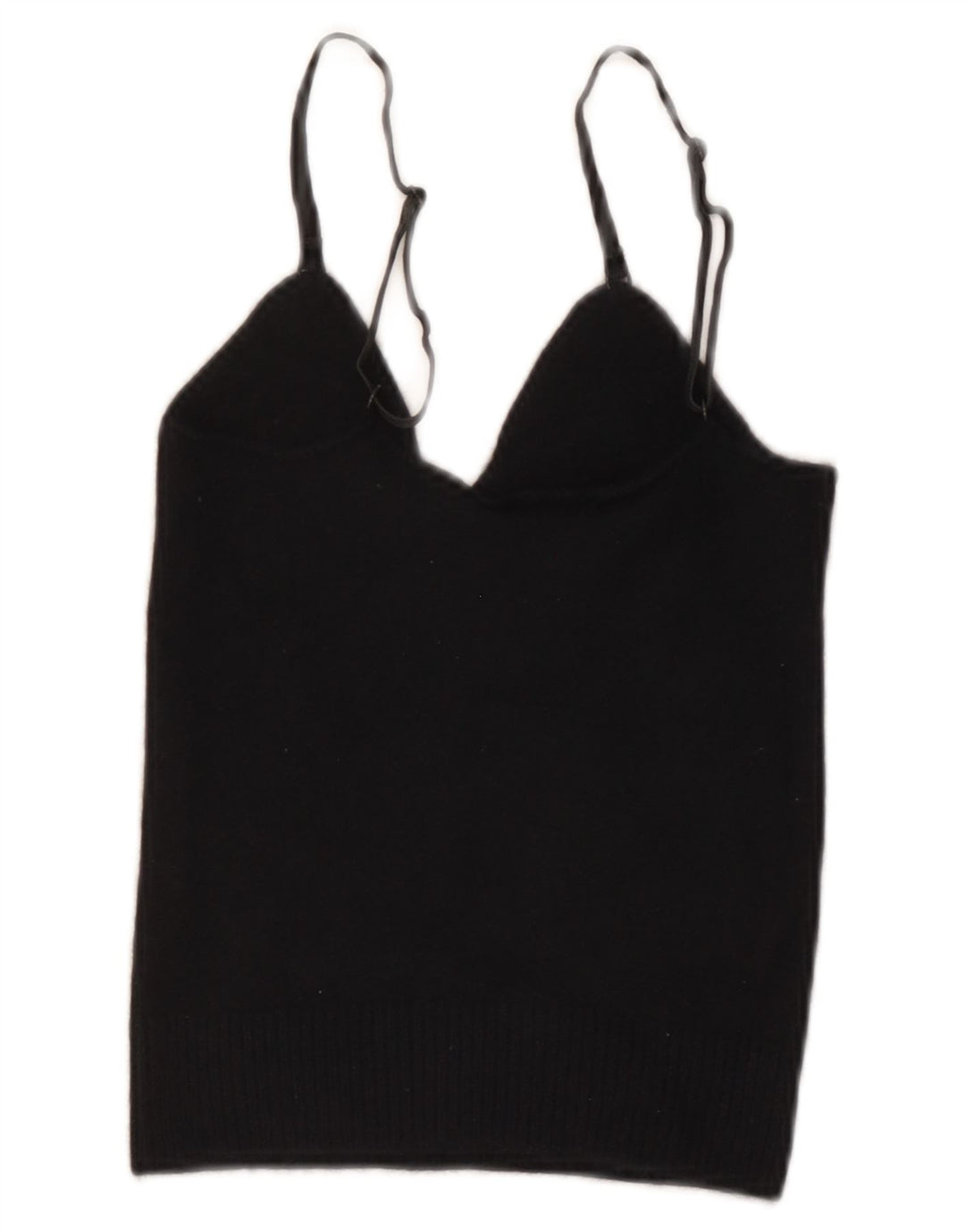 Top corto da donna Emporio Armani IT 40 piccolo in lana blu navy