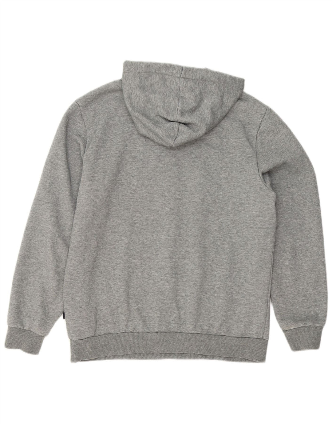 Felpa con cappuccio grafica da uomo Puma in cotone chiazzato grigio medio