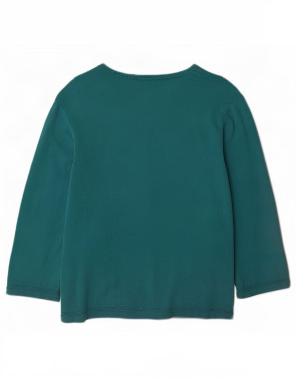 Maglione cardigan con maniche a 3/4 da donna Hobbs UK 16 grande cotone blu