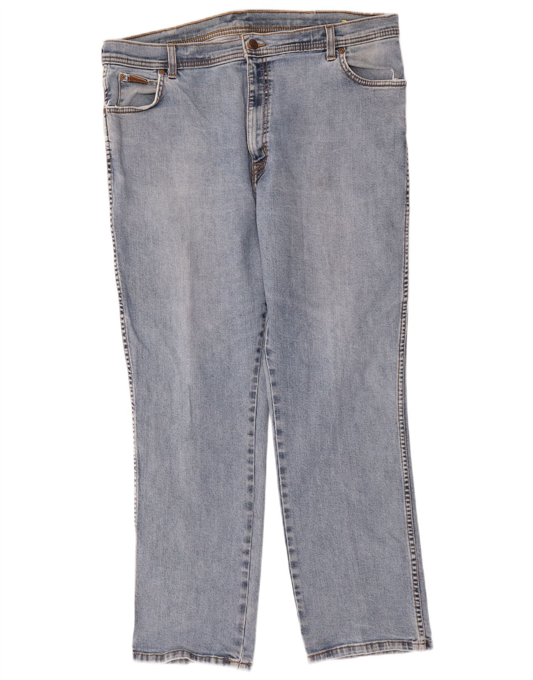 Jeans dritti elasticizzati Texas da uomo Wrangler W40 L30 cotone blu