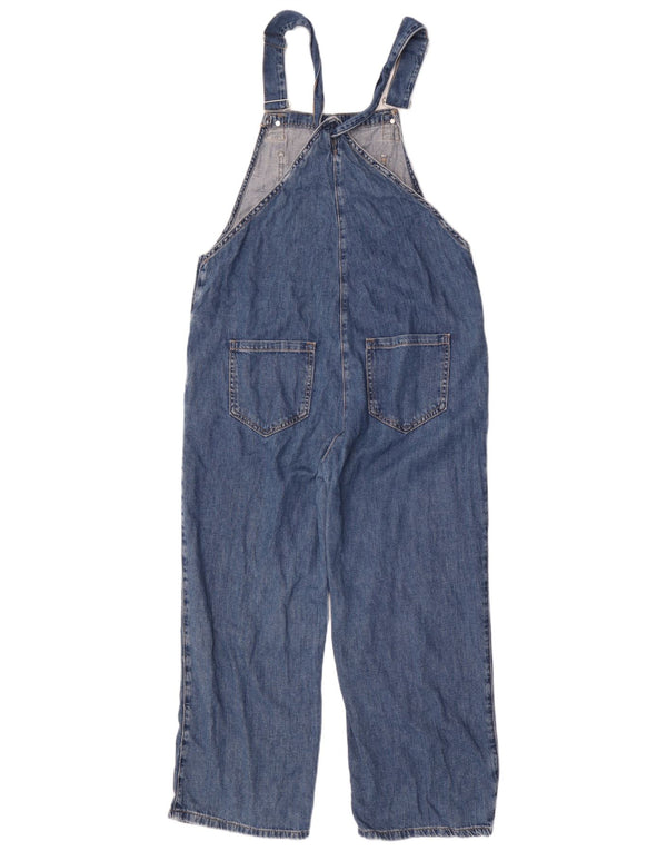 Salopette Jeans Zara da donna grande W30 L25 cotone blu