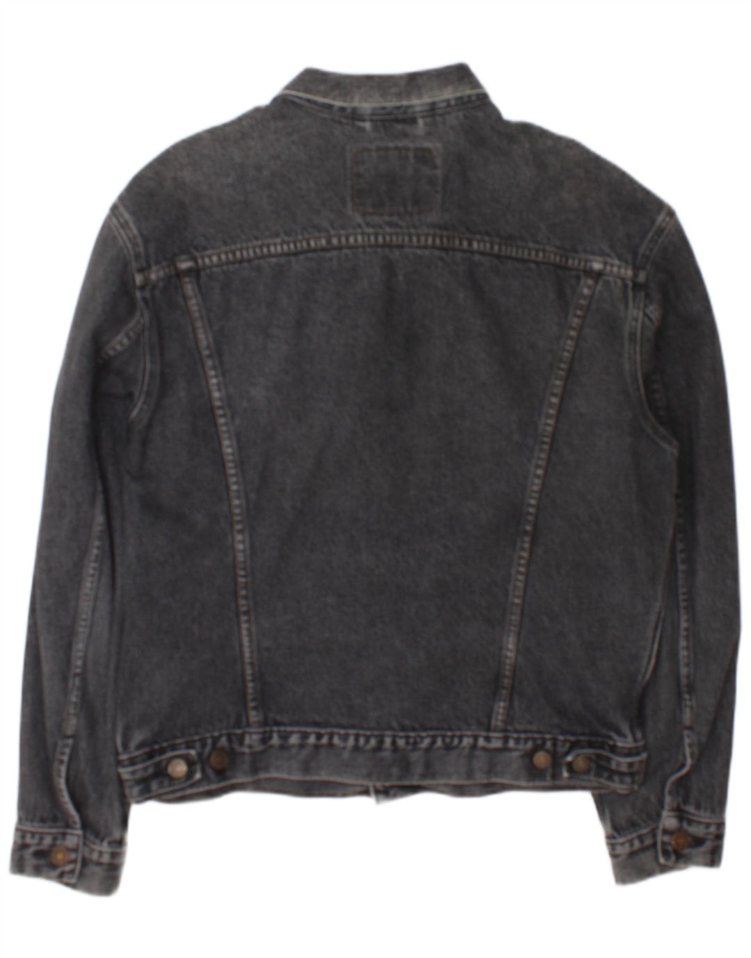 Giacca di jeans da uomo Levi's UK 40 grande cotone grigio