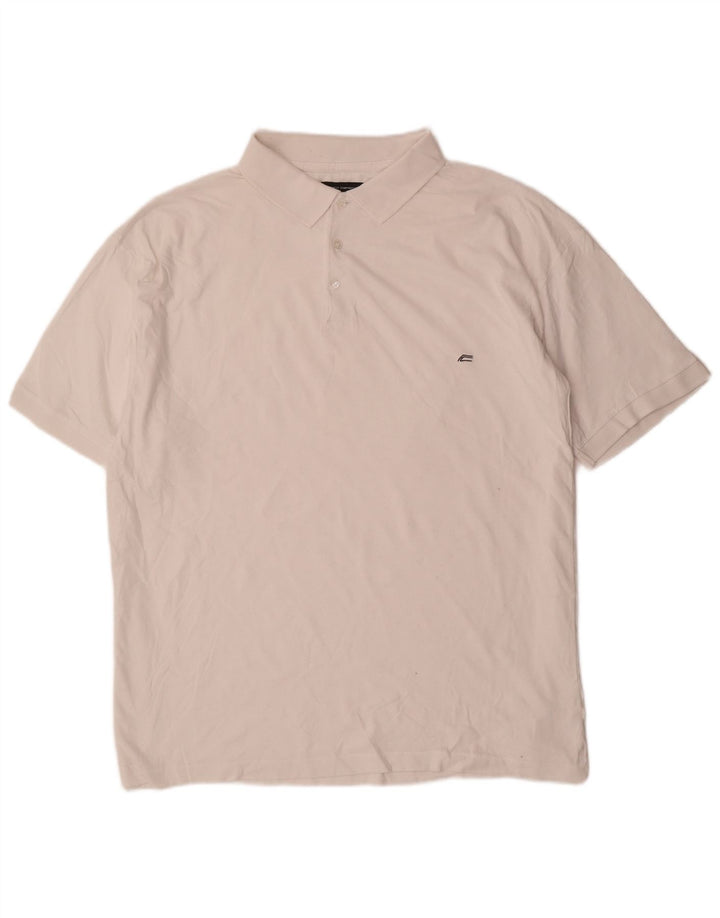 Polo da uomo French Connection 2XL cotone bianco