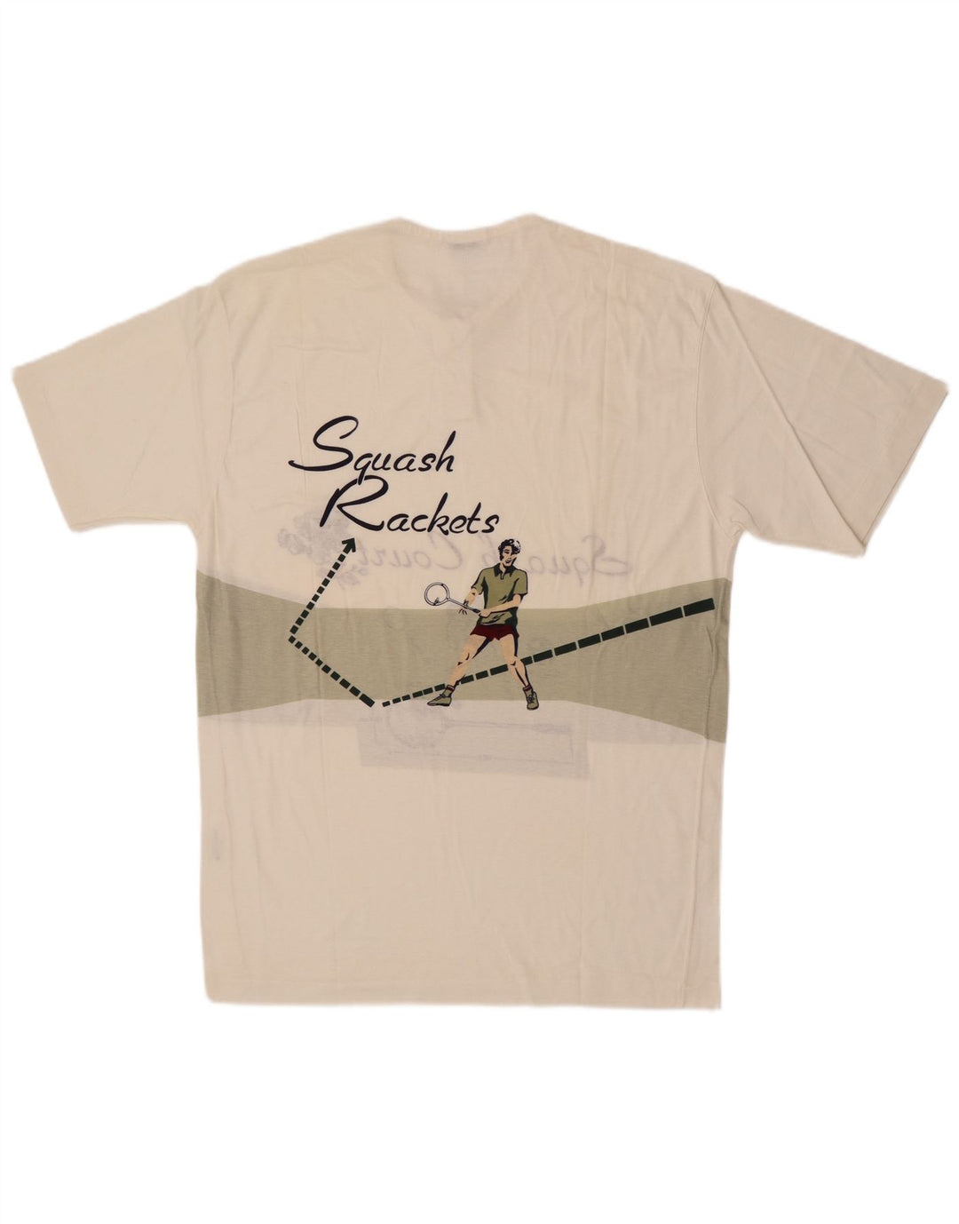 T-shirt grafica da uomo Cacharel Top grande bianca