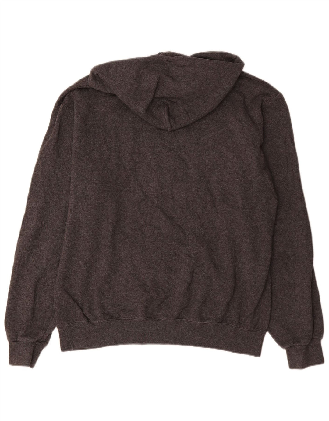 Maglione con cappuccio grafico Clemson da uomo Champion in cotone grigio medio