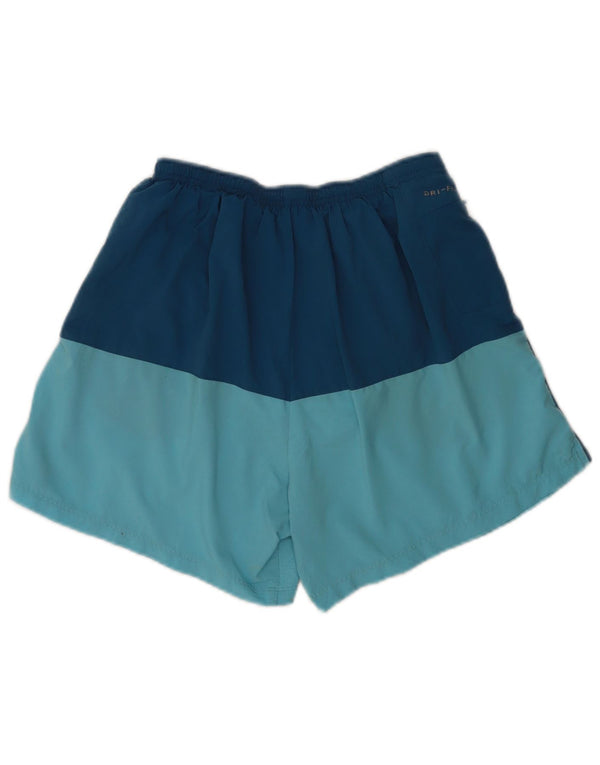 Pantaloncini sportivi Nike Dri Fit da uomo, grandi, blu, in poliestere color block