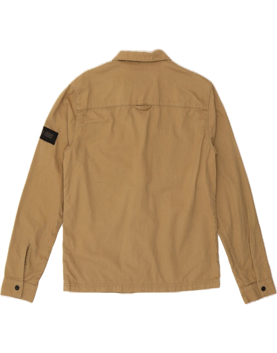 JACK & JONES Mens Bomber Jacket UK 36 Small Brown Cotton Vintage Jack & Jones and Second-Hand Jack & Jones from Messina Hembry 
