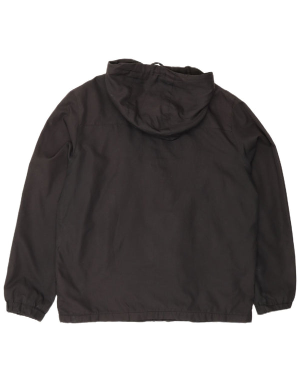 Giacca a vento grafica da uomo Reebok UK 38 Medium Black Colourblock