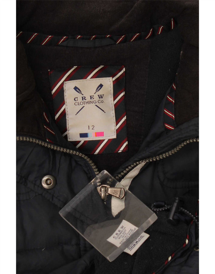 Crew Clothing Gilet imbottito da donna UK 12 Medio Poliestere blu navy