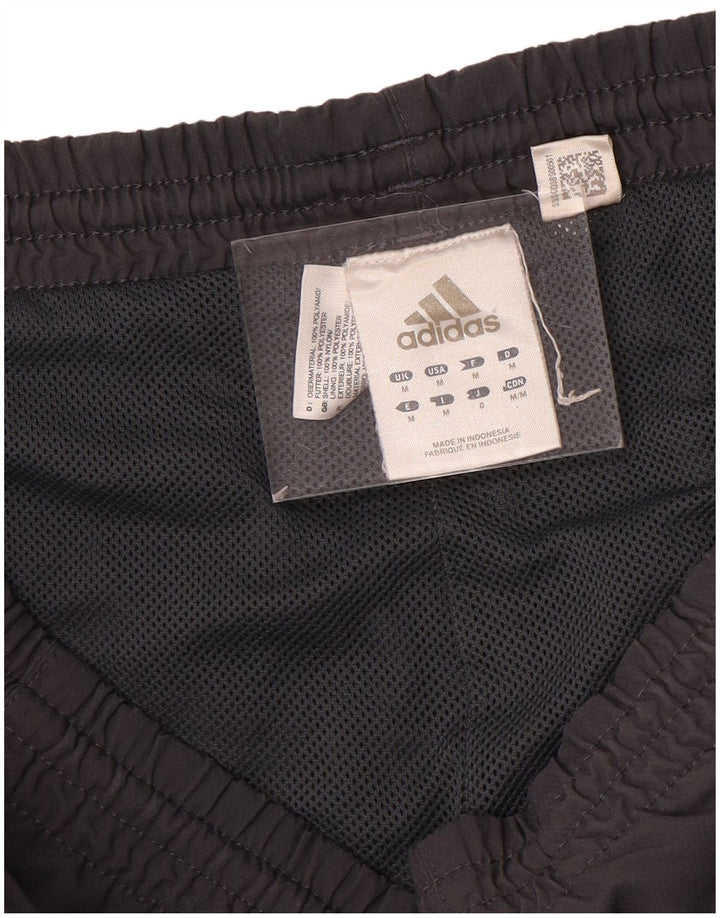 Pantaloni da tuta Adidas da uomo in poliammide grigio medio