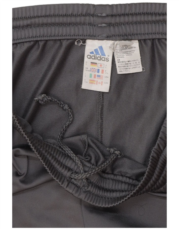 Pantaloni da tuta da uomo Adidas Joggers UK 38/40 Poliestere grigio medio