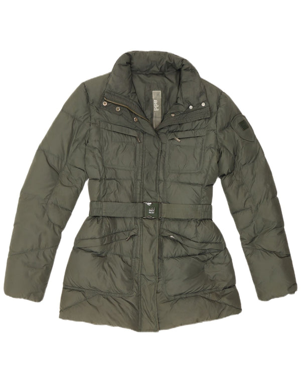 ADD Giacca imbottita da donna UK 12 Medium Khaki Poliammide
