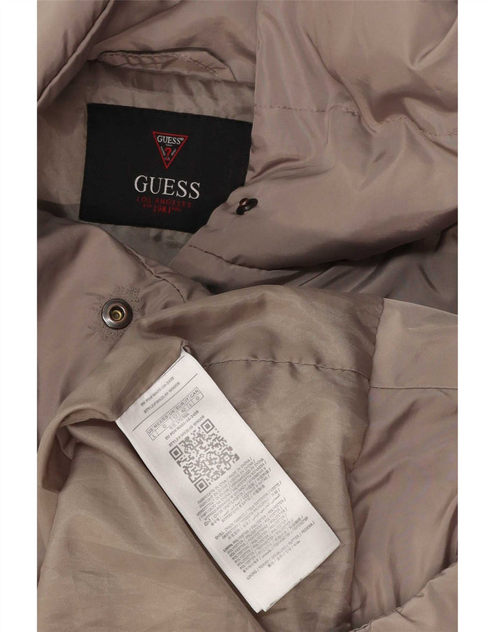 Cappotto imbottito oversize da donna Guess UK 12 Poliestere grigio medio