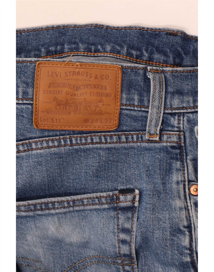 Jeans Levi's Uomo 511 Slim W34 L32 Blu