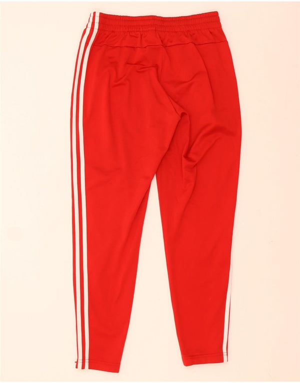 Pantaloni da tuta da donna Adidas UK 8/10 Small Poliestere rosso