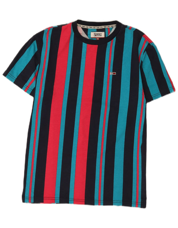 T-shirt da uomo Tommy Hilfiger Top XS multicolore a righe