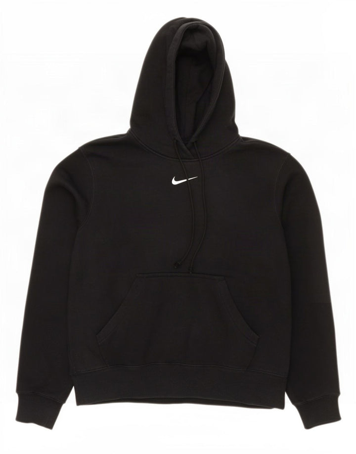 Felpa con cappuccio da uomo Nike Large in cotone nero