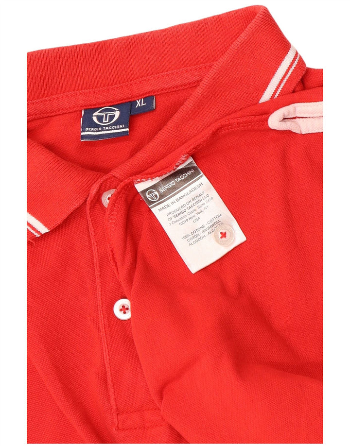 Polo Uomo Sergio Tacchini XL Rosso Cotone