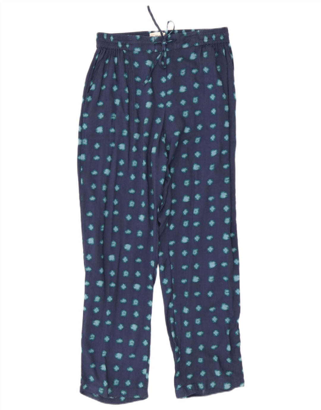 Pantaloni da donna con motivo astratto Fat Face UK 10 Small W30 L27 Blu