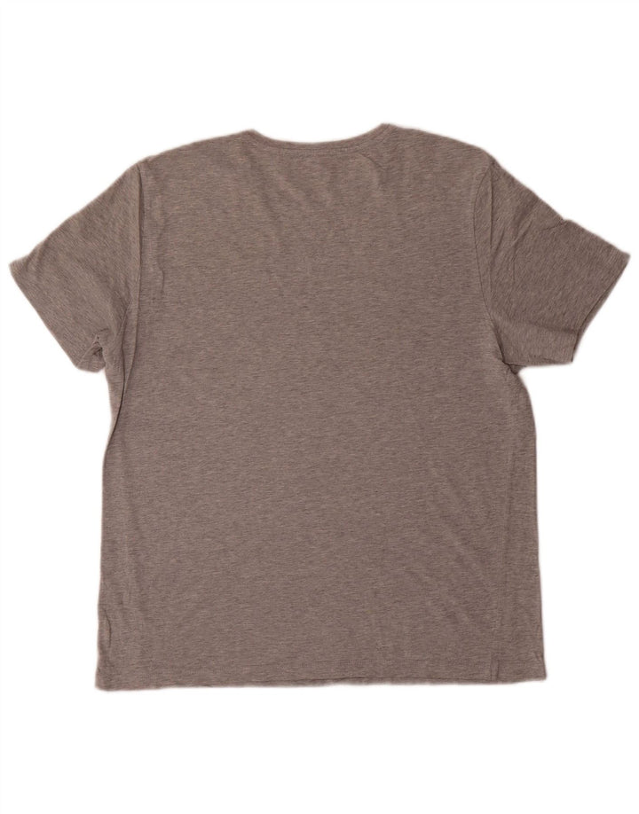T-shirt grafica da uomo Calvin Klein Top piccola in cotone grigio