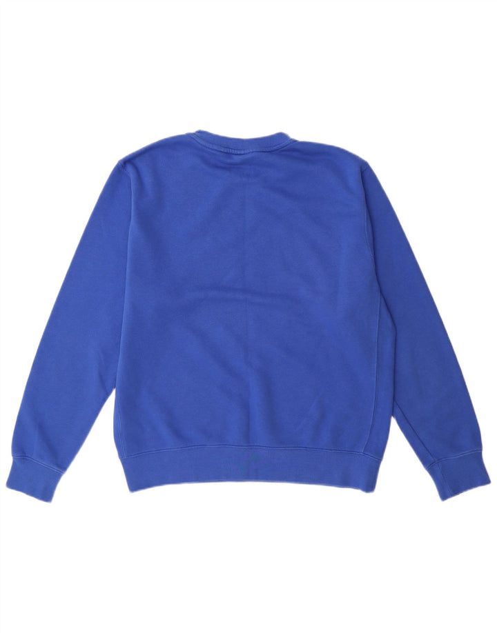 Felpa Nike Uomo Maglione Blu Medio Cotone