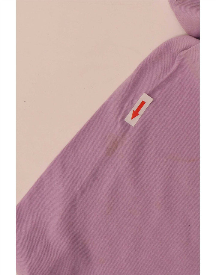 T-shirt grafica da uomo Adidas Top in cotone viola medio