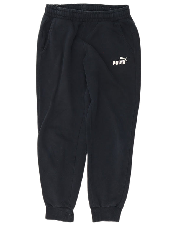 Pantaloni da tuta da uomo Puma Joggers Medium Black Cotton