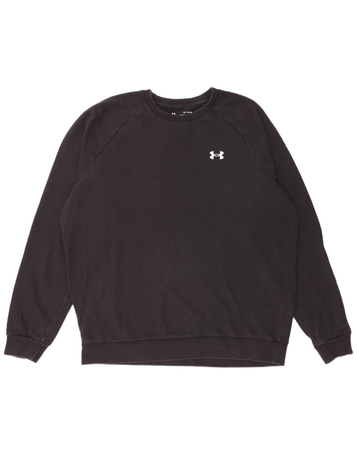 Felpa da uomo UNDER ARMOUR Cold Gear Jumper XL in cotone nero
