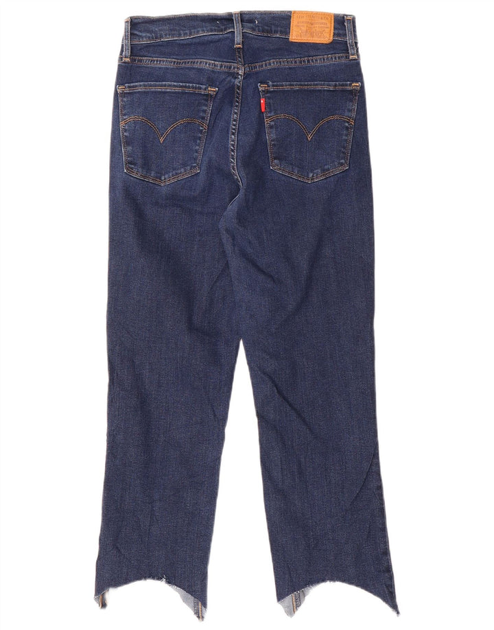 Levi's Donna 724 Crop Jeans dritti a vita alta W28 L23 Blu