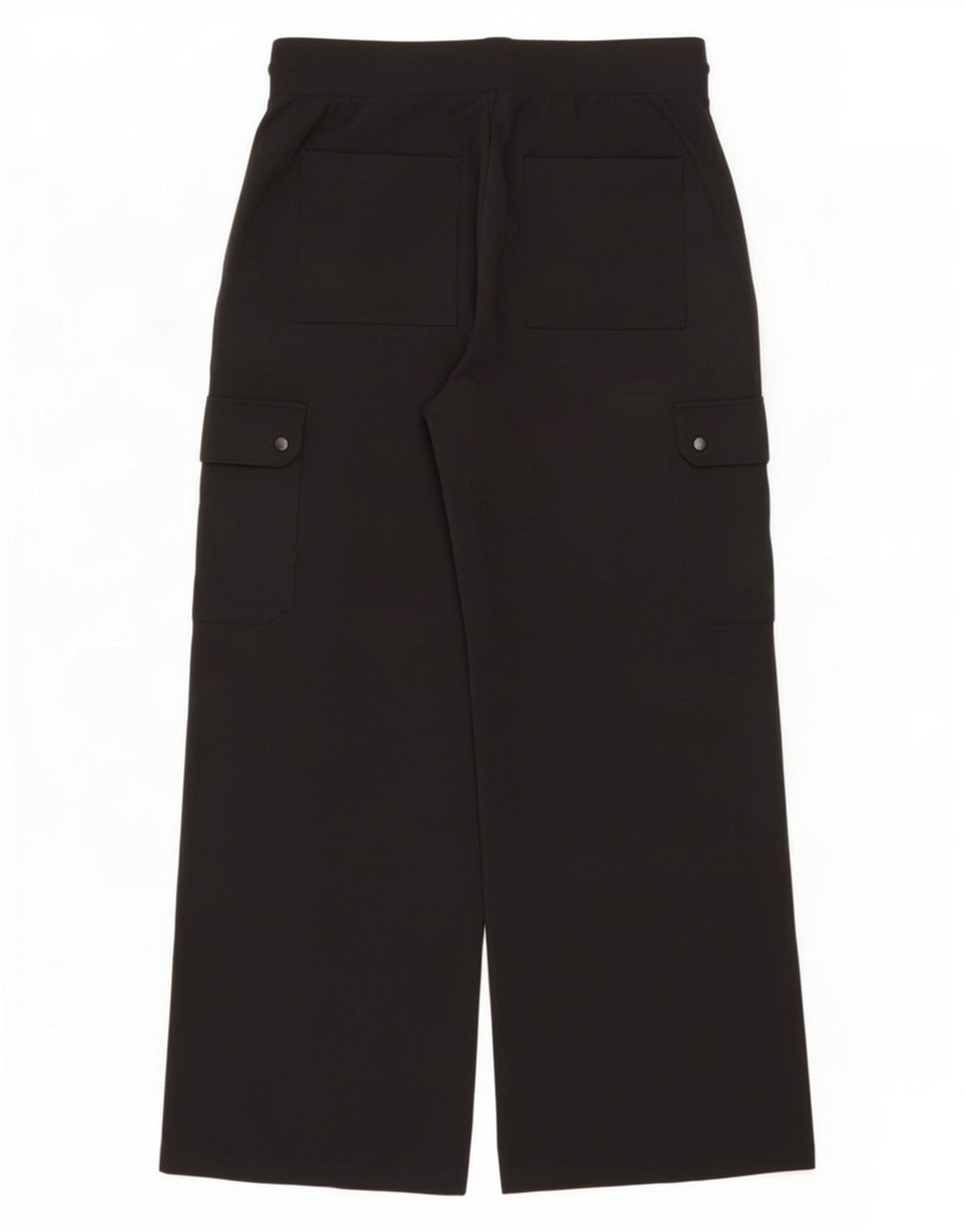 Pantaloni da tuta cargo da donna Marks & Spencer UK 14 Large in viscosa nera