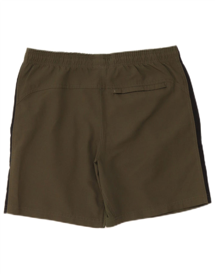 Pantaloncini sportivi Nike Dri Fit da uomo piccoli in poliestere color kaki