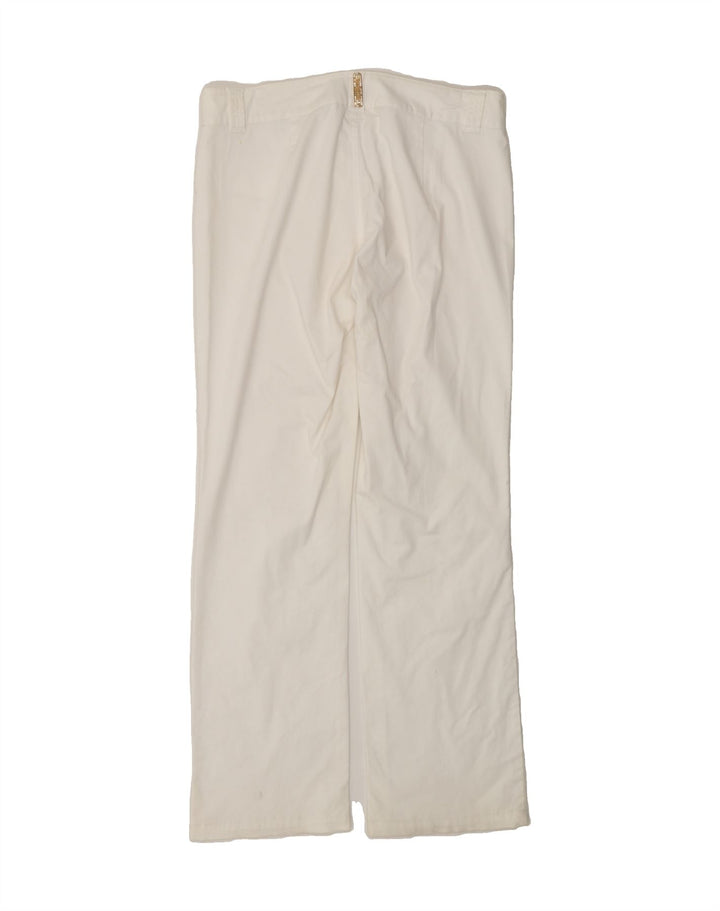 ROCCOBAROCCO Womens 2 Button 2 Piece Suit IT 46 Large W34 L30 White Cotton Vintage Roccobarocco and Second-Hand Roccobarocco from Messina Hembry 