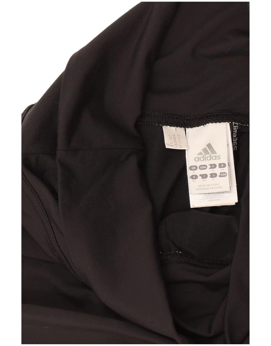 Pantaloncini sportivi Adidas Climalite Bermuda da donna UK 8 Small Poliestere nero