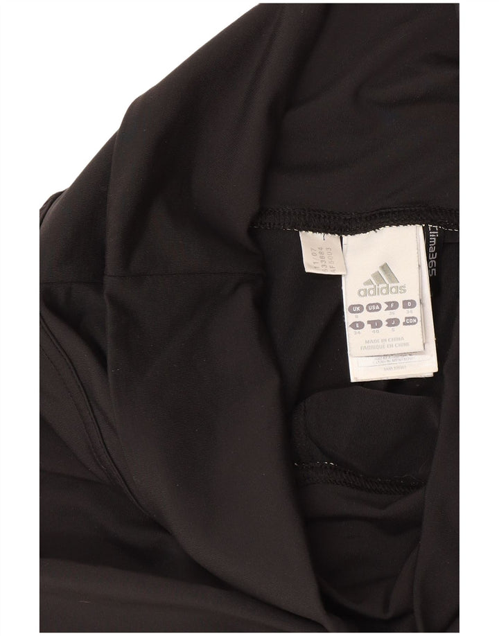 Pantaloncini sportivi Adidas Climalite Bermuda da donna UK 8 Small Poliestere nero