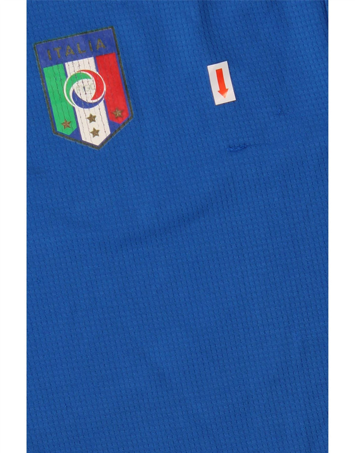 T-shirt grafica da uomo Puma Italia Top Large blu color block
