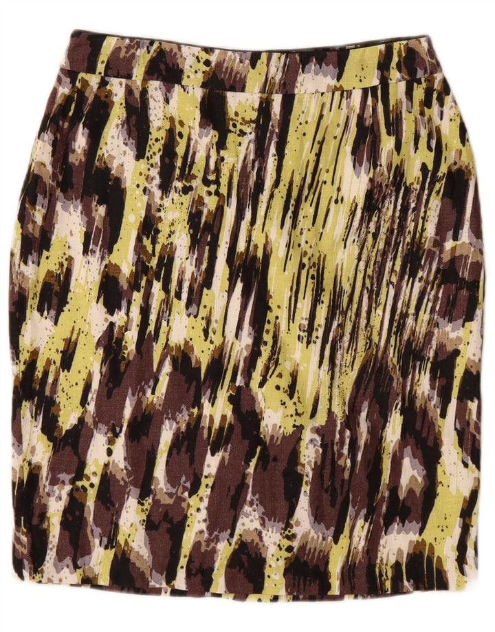Gonna a tubino da donna Marks & Spencer UK 8 piccola W27 multicolore