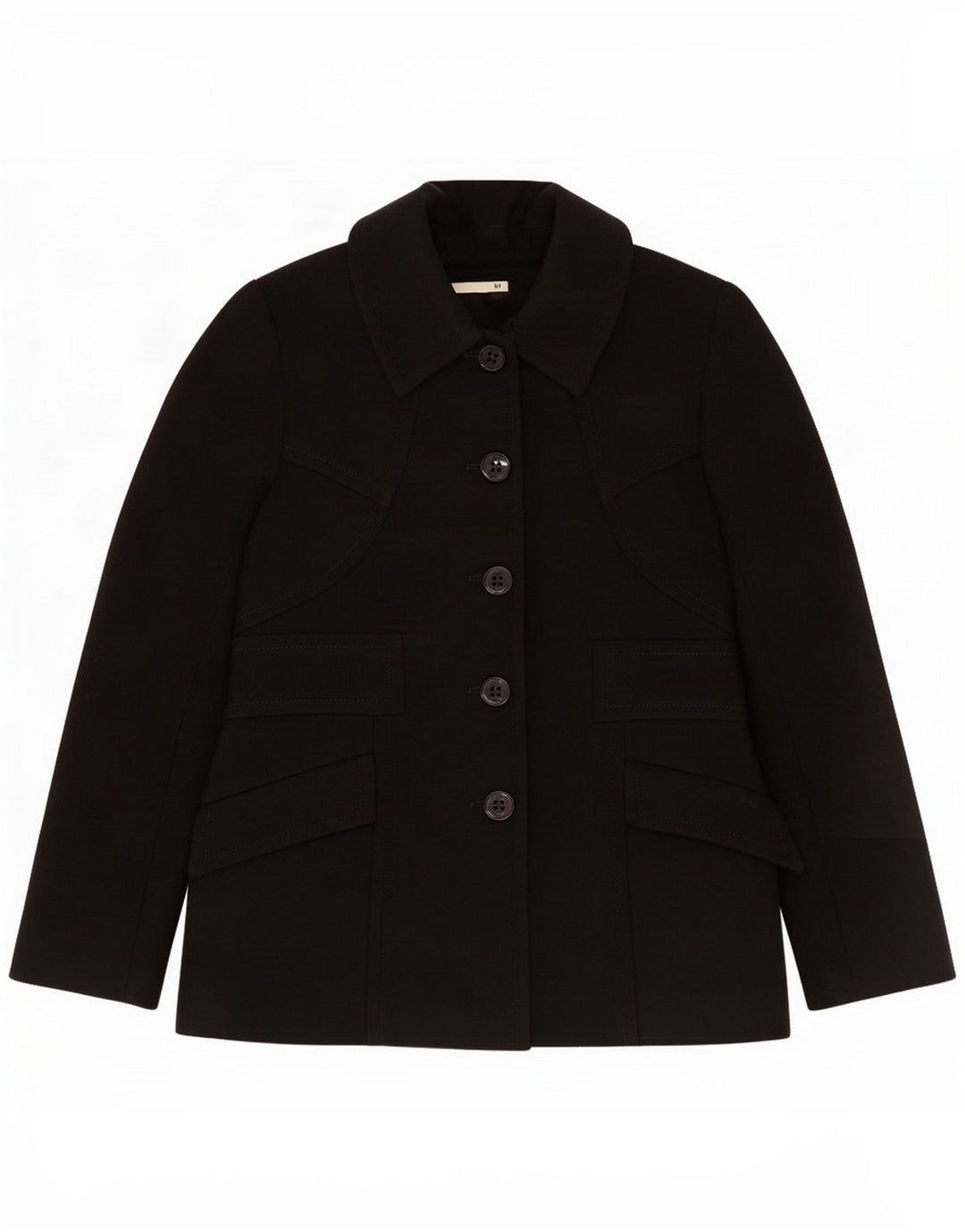 Reiss Giacca blazer da donna a 5 bottoni UK 8 Small Nero Poliestere