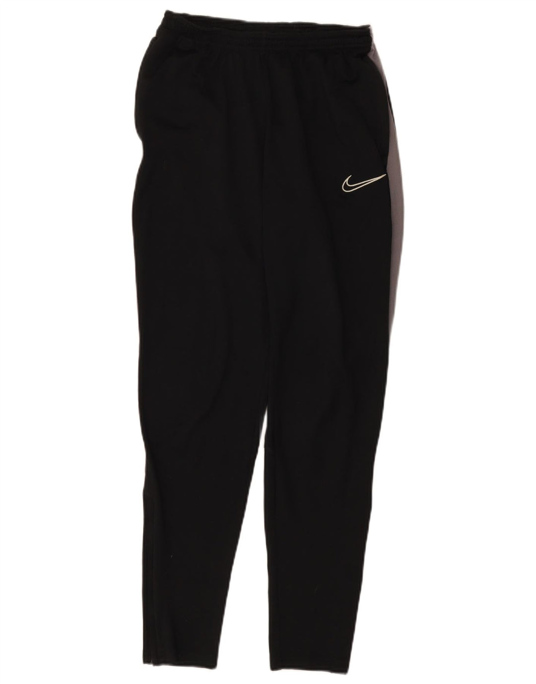 Pantaloni da tuta Nike Dri Fit da uomo, piccoli, in poliestere color block nero