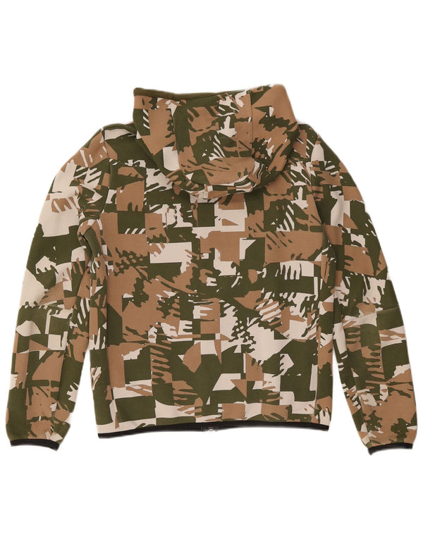 Felpa con cappuccio e zip Nike da ragazzo 13-14 anni XL in cotone mimetico multicolore