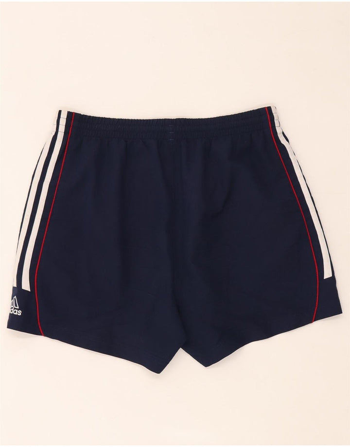 Pantaloncini sportivi da uomo Adidas Large blu navy in poliestere