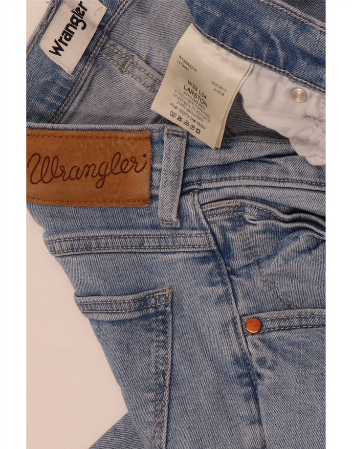 Jeans Wrangler Larston Slim da uomo W32 L34 cotone blu