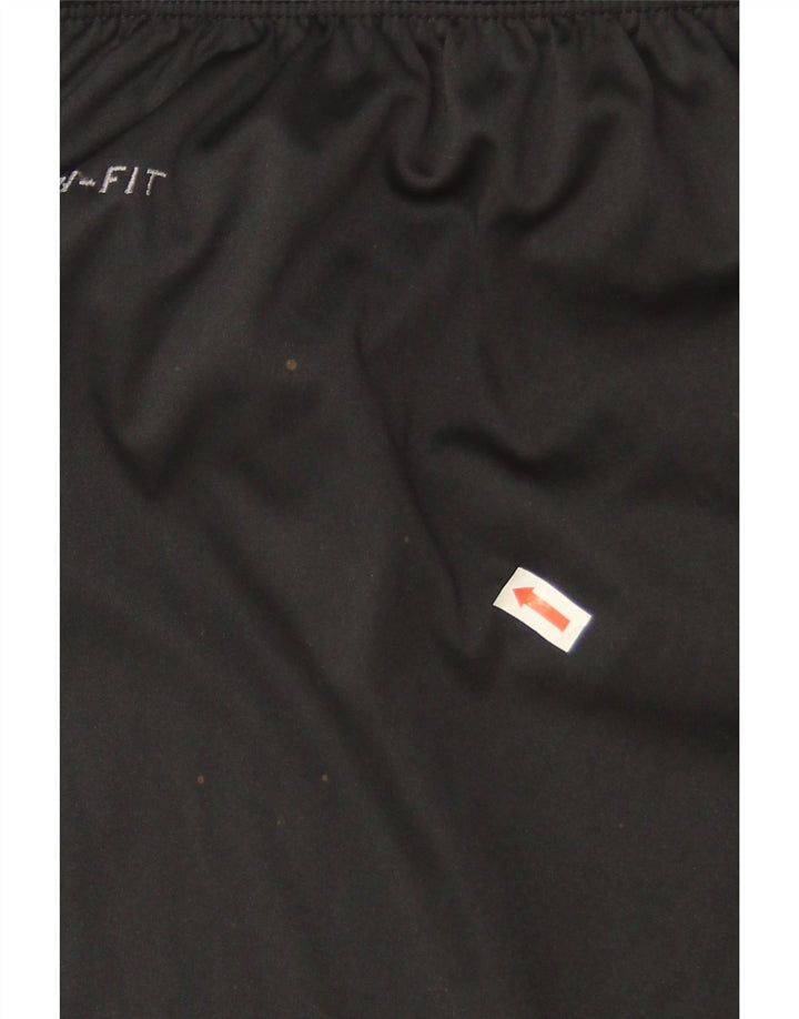 Pantaloncini sportivi Nike Dri Fit da uomo, grandi, in poliestere color block nero