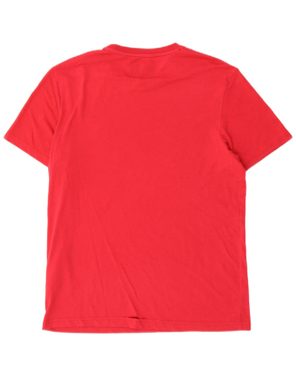T-shirt da uomo Lyle & Scott Top rosso medio in poliestere