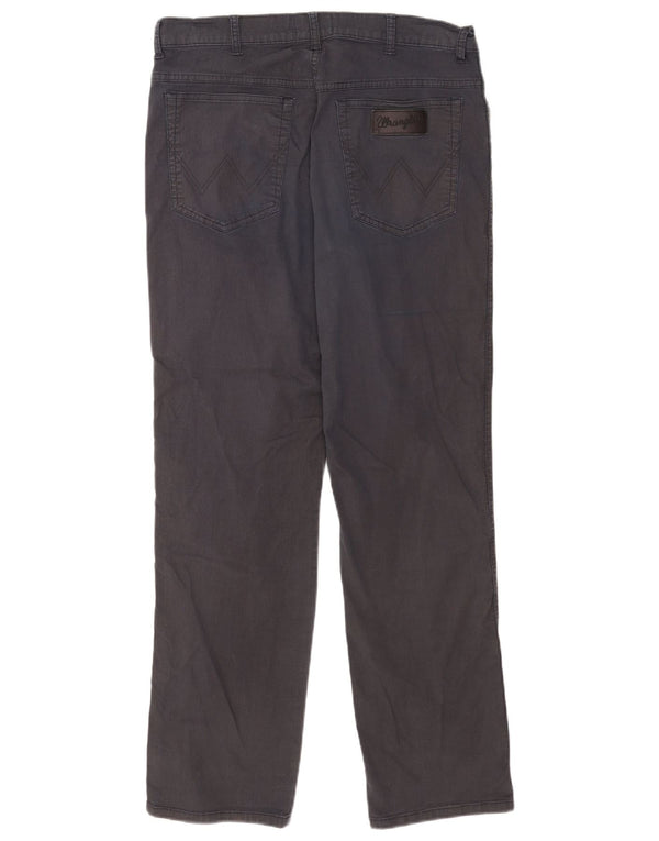 Pantaloni casual dritti da uomo Wrangler Texas W34 L32 in cotone blu navy