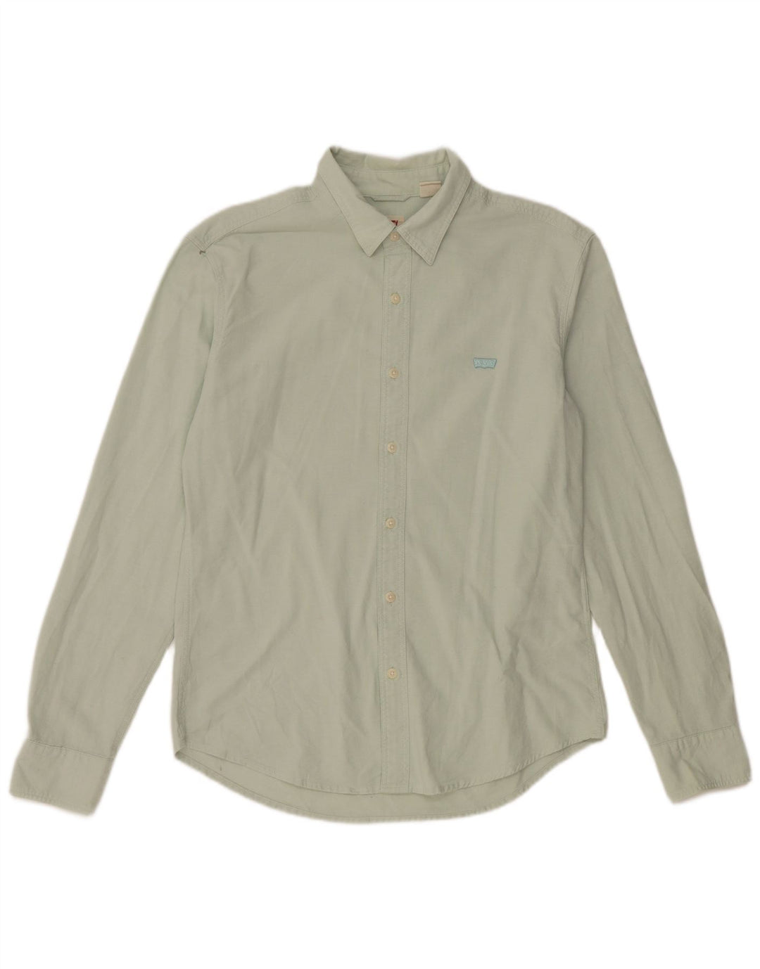 Camicia Levi's da uomo slim fit in cotone verde medio