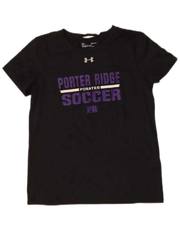 Maglietta grafica da donna Under Armour Top UK 14 Medium Nero