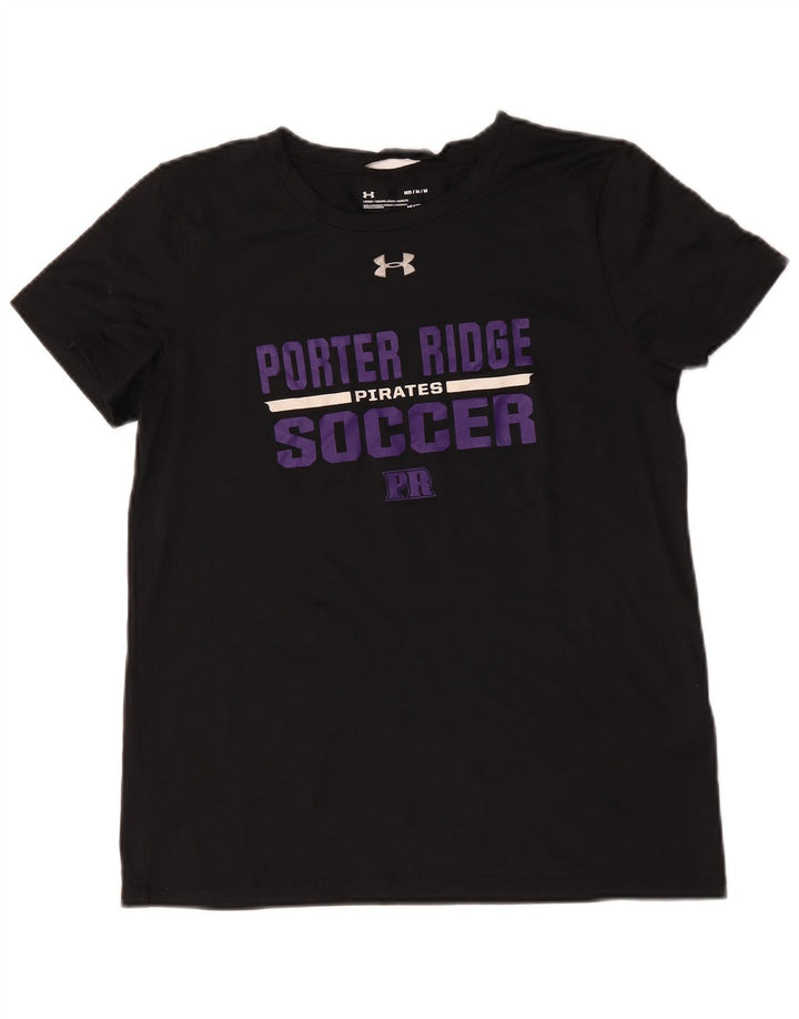 Maglietta grafica da donna Under Armour Top UK 14 Medium Nero